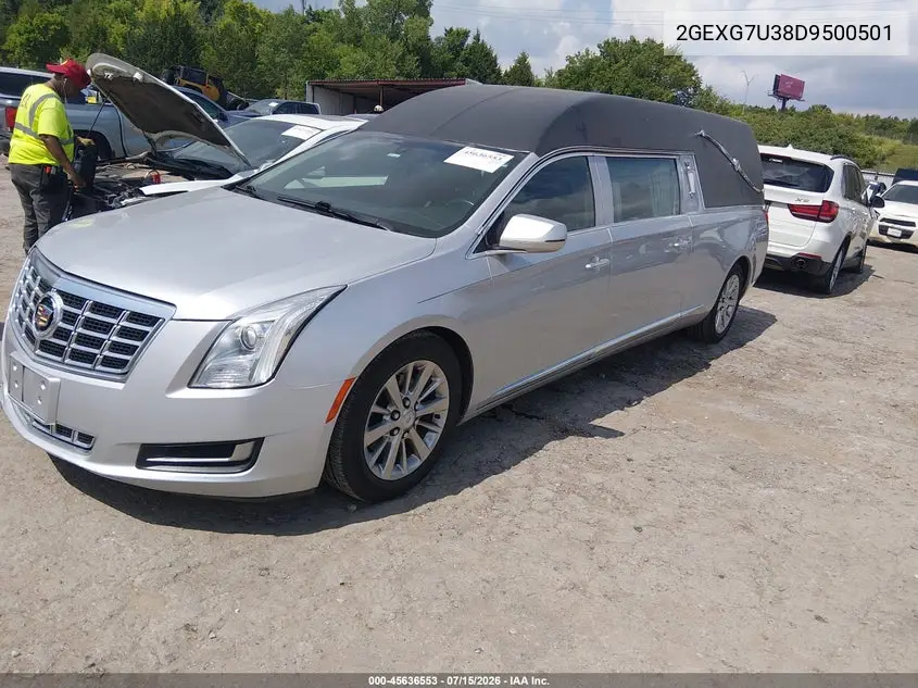 2013 Cadillac Xts B9Q Coachbuilder Hearse VIN: 2GEXG7U38D9500501 Lot: 45636553