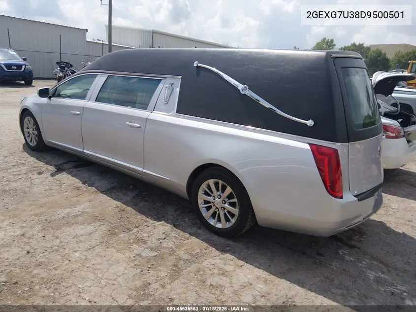 2013 Cadillac Xts B9Q Coachbuilder Hearse VIN: 2GEXG7U38D9500501 Lot: 45636553