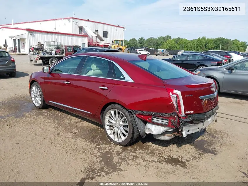 2016 Cadillac Xts Platinum VIN: 2G61S5S3XG9165611 Lot: 45292697