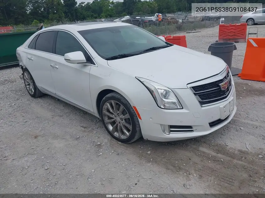 2016 Cadillac Xts Premium Collection VIN: 2G61P5S38G9108437 Lot: 45323577