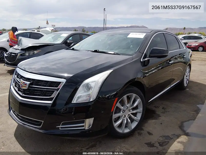 2016 Cadillac Xts Luxury Collection VIN: 2G61M5S37G9167567 Lot: 45385819