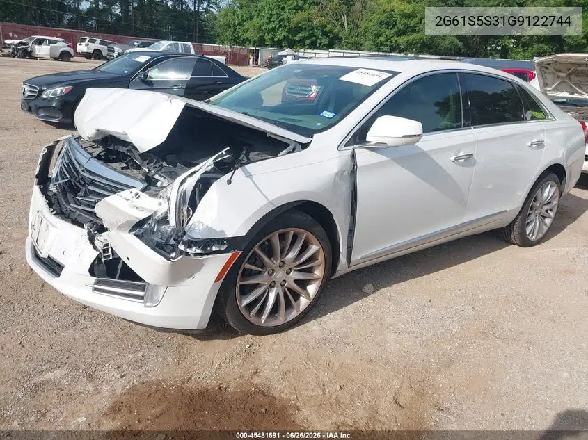 2016 Cadillac Xts Platinum VIN: 2G61S5S31G9122744 Lot: 45481691
