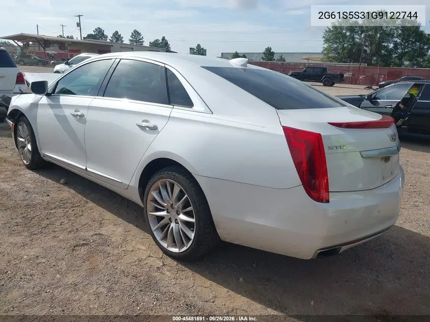 2016 Cadillac Xts Platinum VIN: 2G61S5S31G9122744 Lot: 45481691