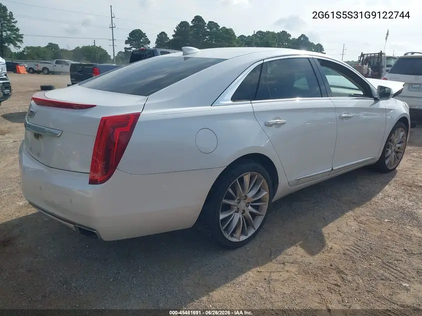 2016 Cadillac Xts Platinum VIN: 2G61S5S31G9122744 Lot: 45481691