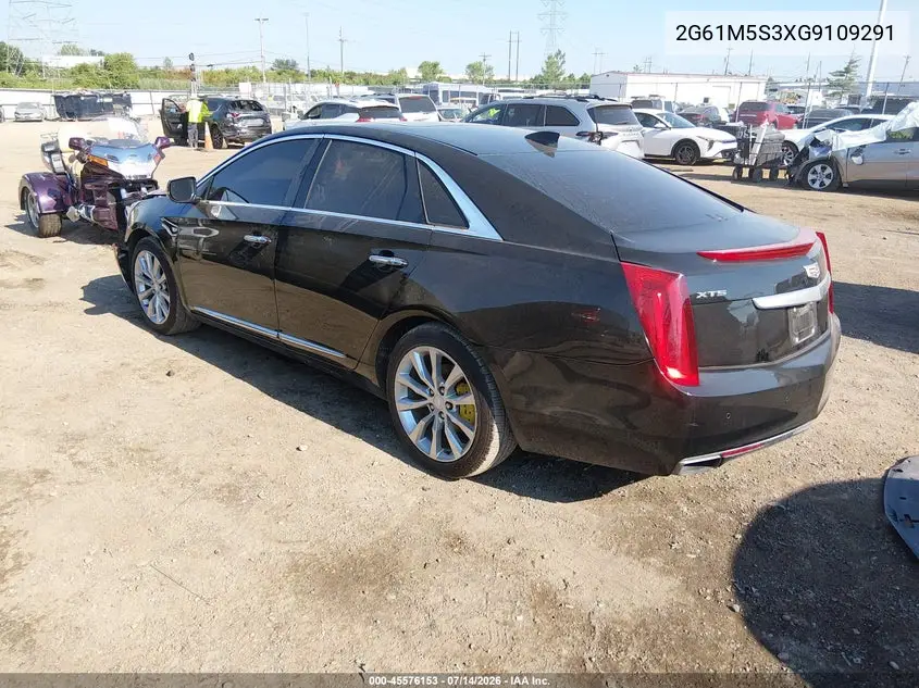 2016 Cadillac Xts Luxury Collection VIN: 2G61M5S3XG9109291 Lot: 45576153