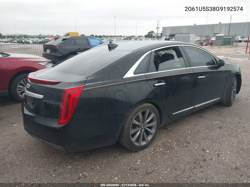 2016 Cadillac Xts W20 Livery Package VIN: 2G61U5S38G9192574 Lot: 45580660