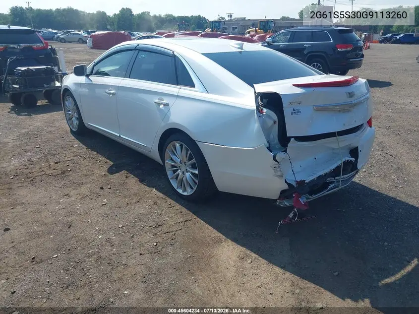 2016 Cadillac Xts Platinum VIN: 2G61S5S30G9113260 Lot: 45604234