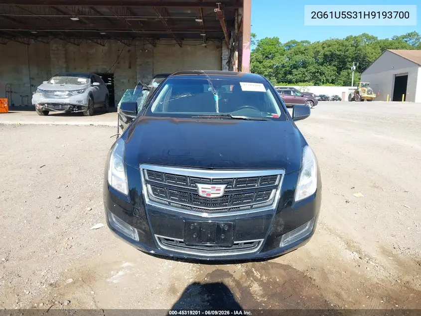 2017 Cadillac Xts W20 Livery Package VIN: 2G61U5S31H9193700 Lot: 45319201
