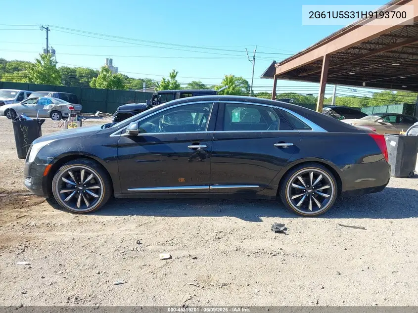 2017 Cadillac Xts W20 Livery Package VIN: 2G61U5S31H9193700 Lot: 45319201