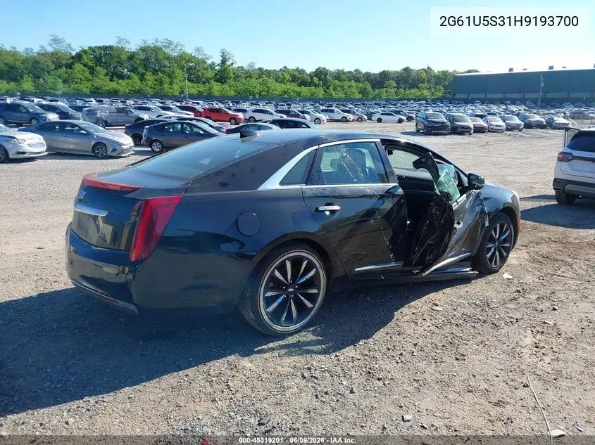 2017 Cadillac Xts W20 Livery Package VIN: 2G61U5S31H9193700 Lot: 45319201