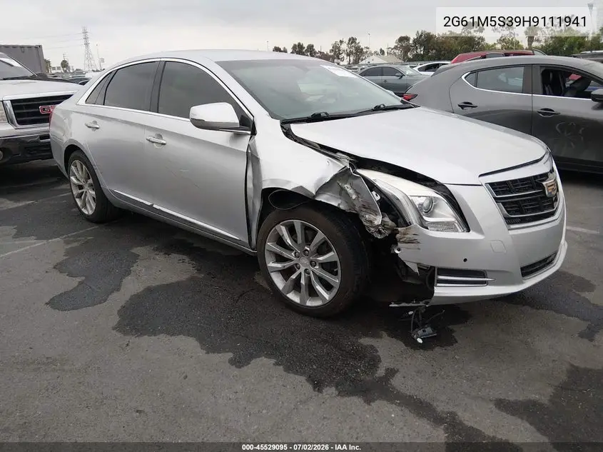 2017 Cadillac Xts Luxury VIN: 2G61M5S39H9111941 Lot: 45529095