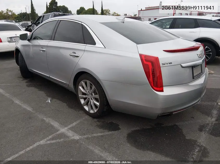 2017 Cadillac Xts Luxury VIN: 2G61M5S39H9111941 Lot: 45529095
