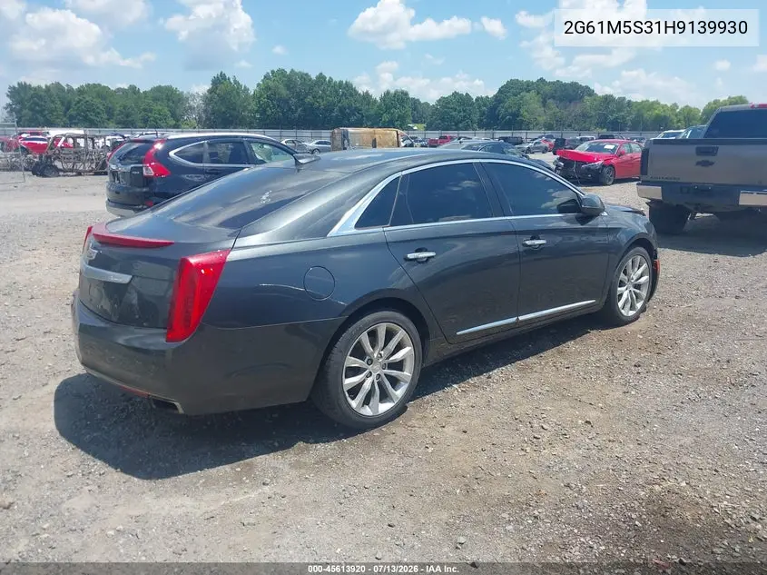 2017 Cadillac Xts Luxury VIN: 2G61M5S31H9139930 Lot: 45613920