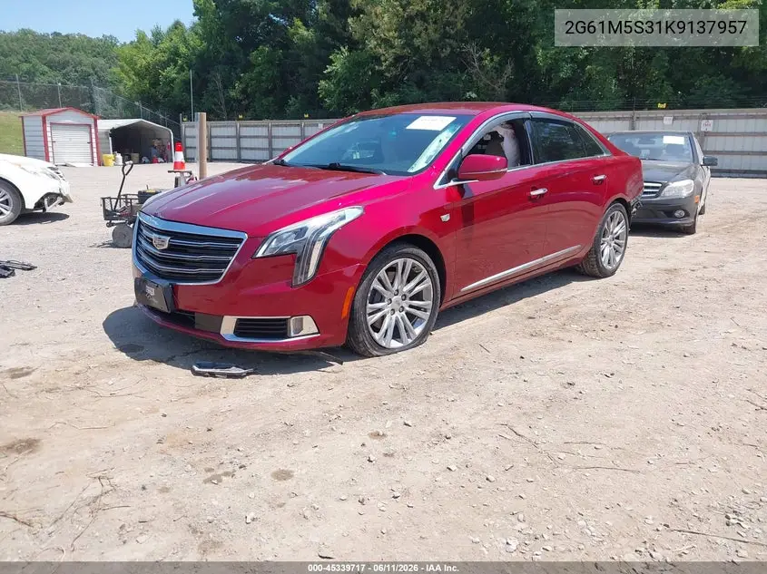 2019 Cadillac Xts Luxury VIN: 2G61M5S31K9137957 Lot: 45339717