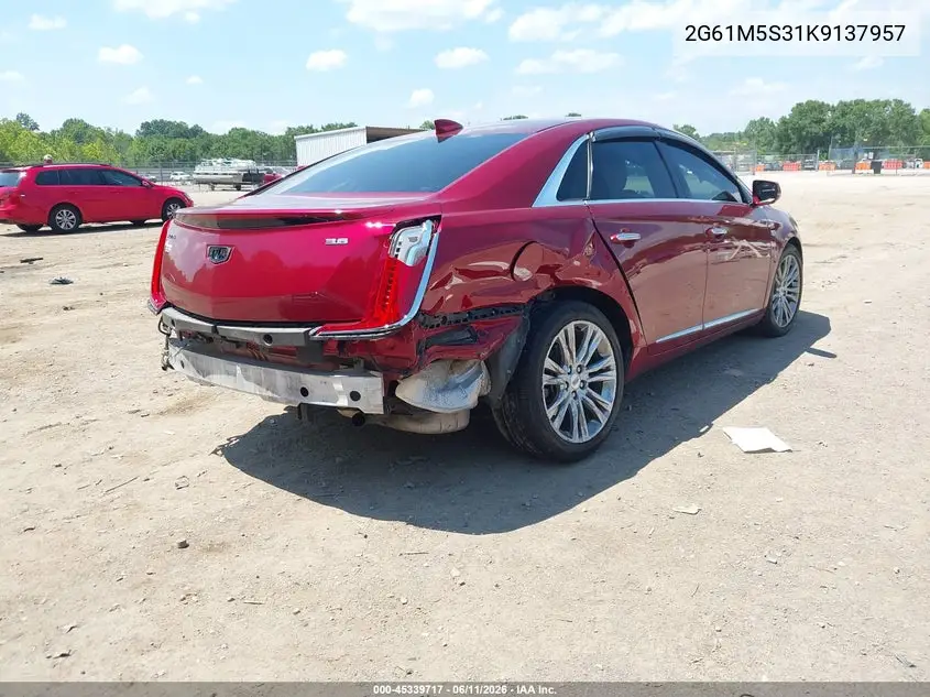 2019 Cadillac Xts Luxury VIN: 2G61M5S31K9137957 Lot: 45339717