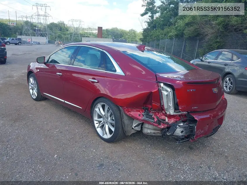 2019 Cadillac Xts Premium Luxury VIN: 2G61R5S35K9156352 Lot: 45392426