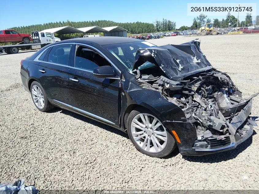 2019 Cadillac Xts Luxury VIN: 2G61M5S33K9125745 Lot: 45402965