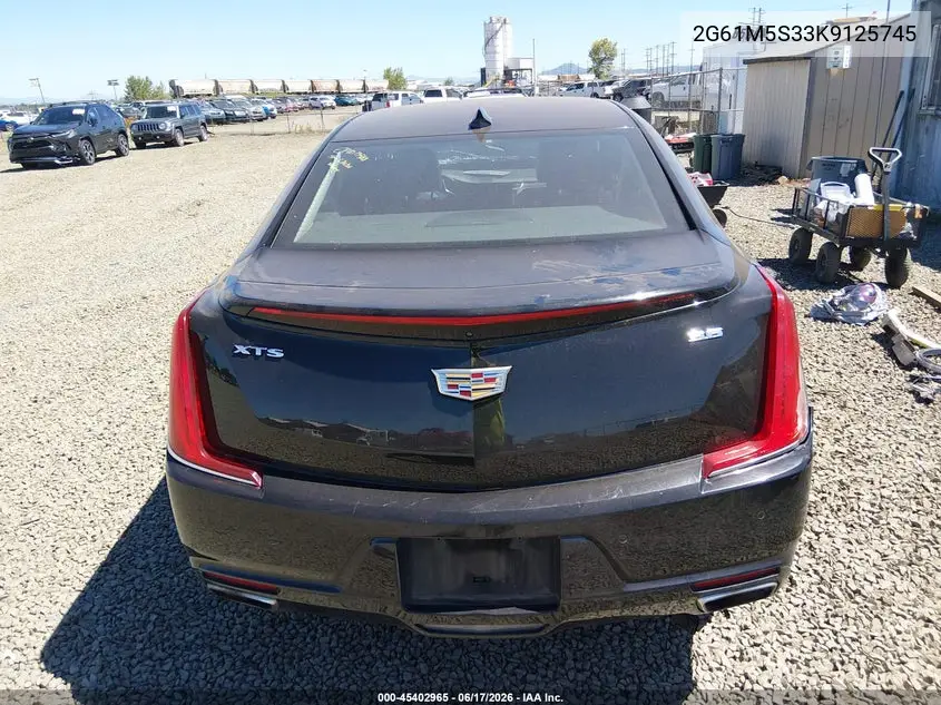 2019 Cadillac Xts Luxury VIN: 2G61M5S33K9125745 Lot: 45402965