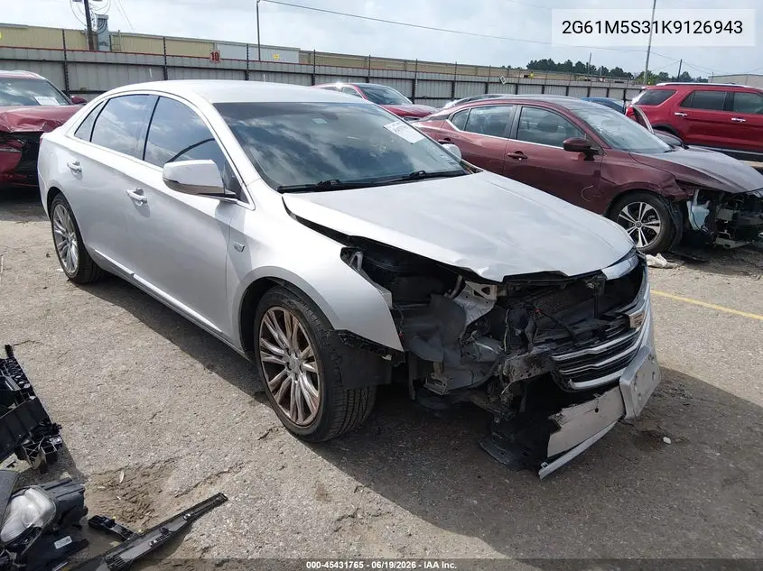 2019 Cadillac Xts Luxury VIN: 2G61M5S31K9126943 Lot: 45431765