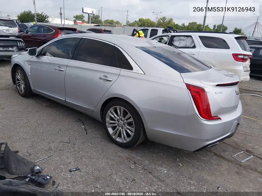2019 Cadillac Xts Luxury VIN: 2G61M5S31K9126943 Lot: 45431765