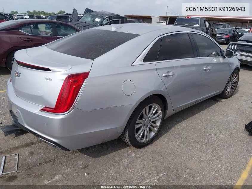 2019 Cadillac Xts Luxury VIN: 2G61M5S31K9126943 Lot: 45431765