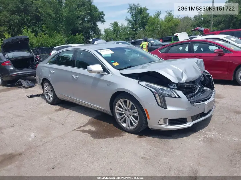 2019 Cadillac Xts Luxury VIN: 2G61M5S30K9151722 Lot: 45449426