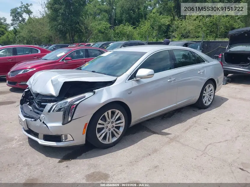 2019 Cadillac Xts Luxury VIN: 2G61M5S30K9151722 Lot: 45449426