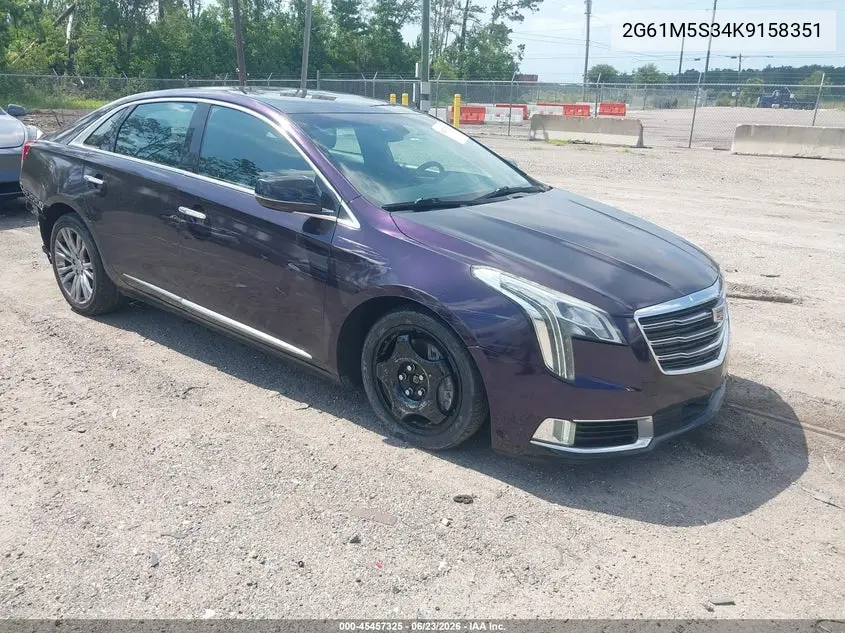 2019 Cadillac Xts Luxury VIN: 2G61M5S34K9158351 Lot: 45457325