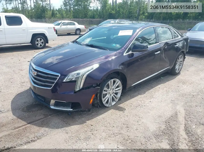 2019 Cadillac Xts Luxury VIN: 2G61M5S34K9158351 Lot: 45457325