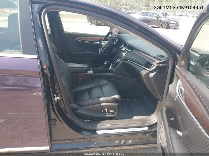2019 Cadillac Xts Luxury VIN: 2G61M5S34K9158351 Lot: 45457325