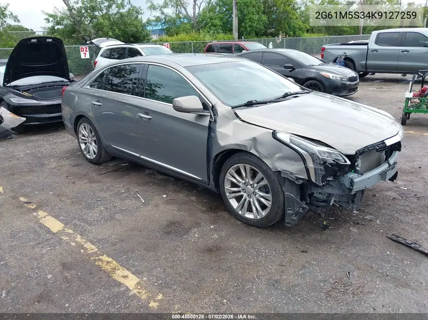 2019 Cadillac Xts Luxury VIN: 2G61M5S34K9127259 Lot: 45500128
