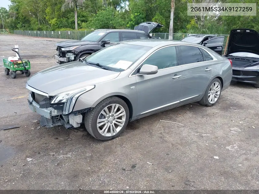 2019 Cadillac Xts Luxury VIN: 2G61M5S34K9127259 Lot: 45500128