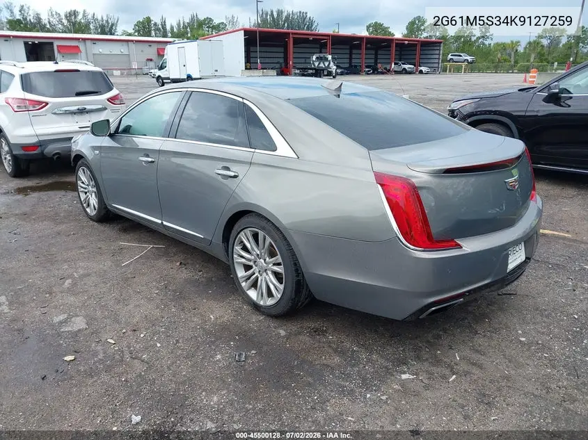 2019 Cadillac Xts Luxury VIN: 2G61M5S34K9127259 Lot: 45500128