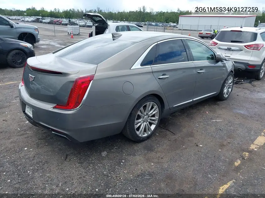 2019 Cadillac Xts Luxury VIN: 2G61M5S34K9127259 Lot: 45500128