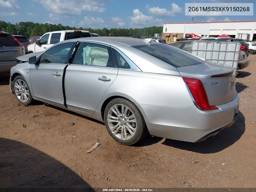 2019 Cadillac Xts Luxury VIN: 2G61M5S3XK9150268 Lot: 45513944
