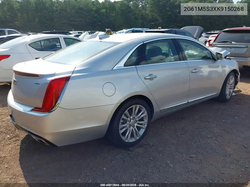 2019 Cadillac Xts Luxury VIN: 2G61M5S3XK9150268 Lot: 45513944