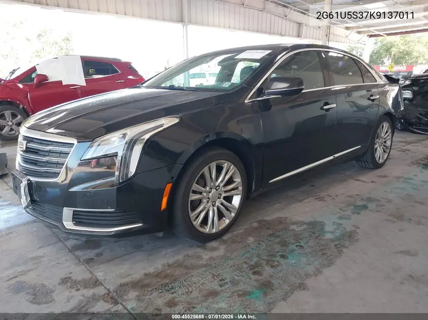 2019 Cadillac Xts W20 Livery Package VIN: 2G61U5S37K9137011 Lot: 45525688