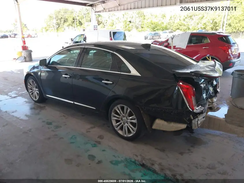 2019 Cadillac Xts W20 Livery Package VIN: 2G61U5S37K9137011 Lot: 45525688