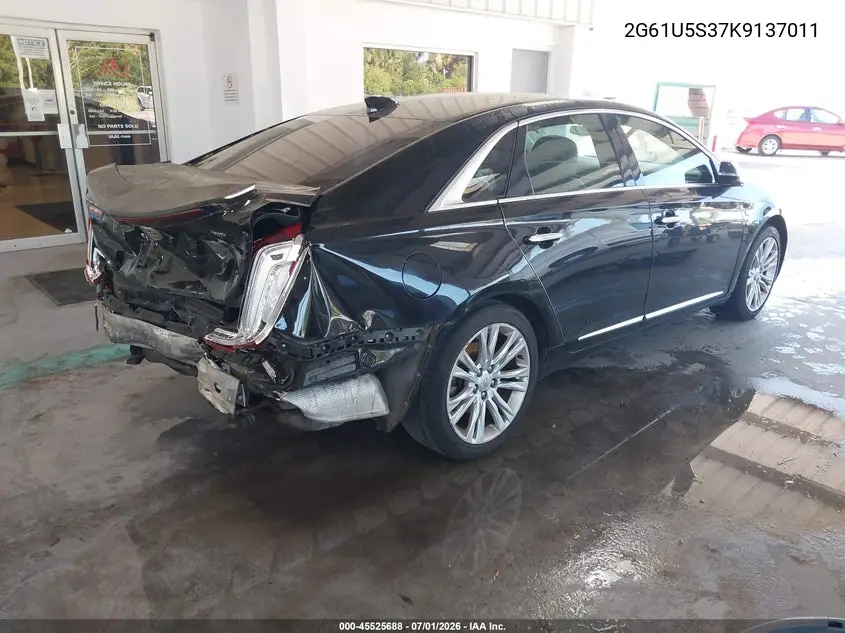 2019 Cadillac Xts W20 Livery Package VIN: 2G61U5S37K9137011 Lot: 45525688