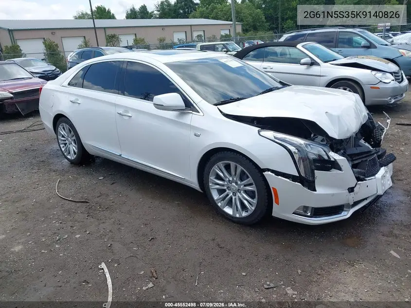 2019 Cadillac Xts Luxury VIN: 2G61N5S35K9140826 Lot: 45552498