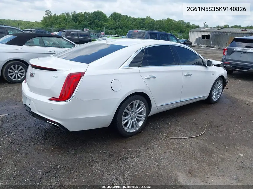 2019 Cadillac Xts Luxury VIN: 2G61N5S35K9140826 Lot: 45552498