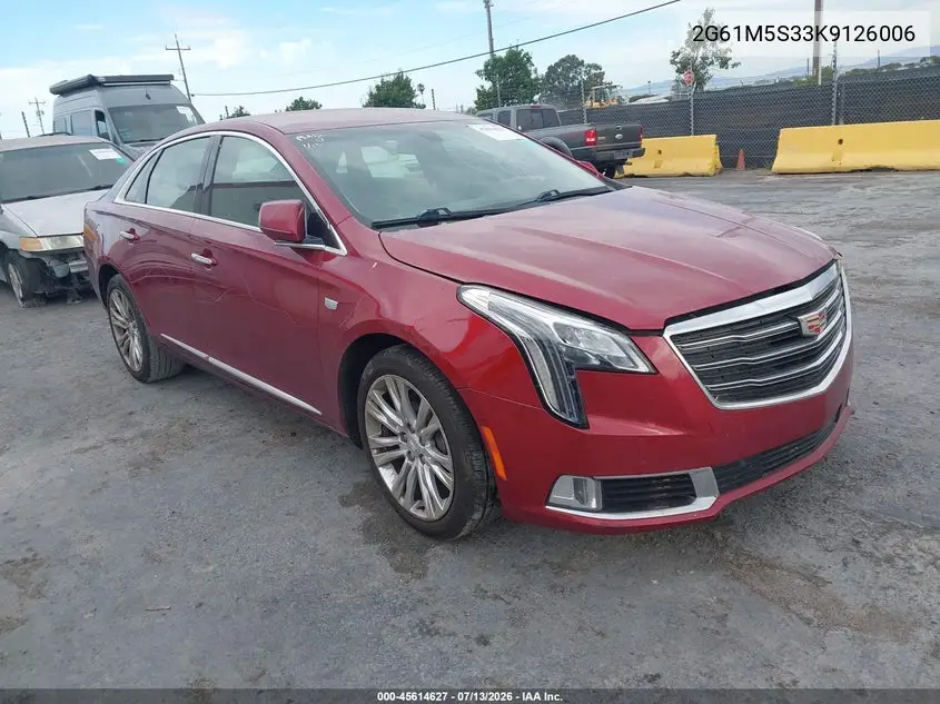 2019 Cadillac Xts Luxury VIN: 2G61M5S33K9126006 Lot: 45614627