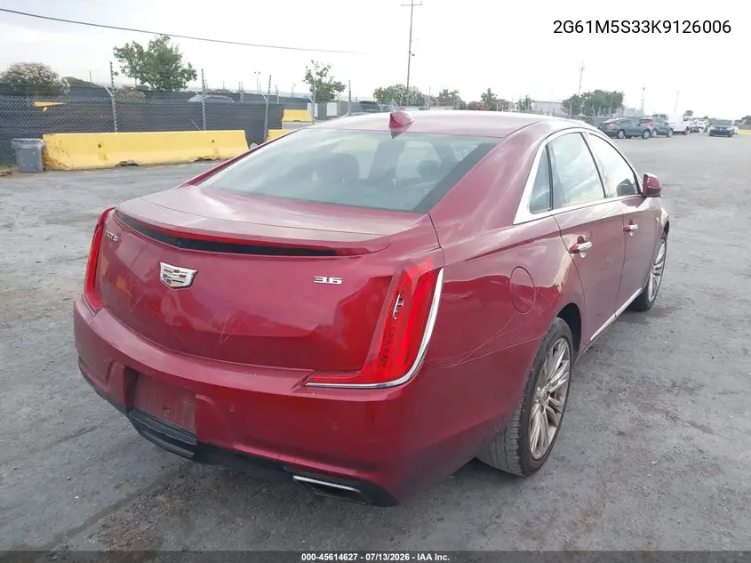 2019 Cadillac Xts Luxury VIN: 2G61M5S33K9126006 Lot: 45614627