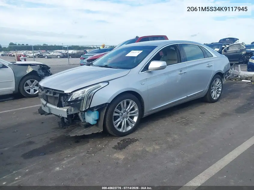 2019 Cadillac Xts Luxury VIN: 2G61M5S34K9117945 Lot: 45622776