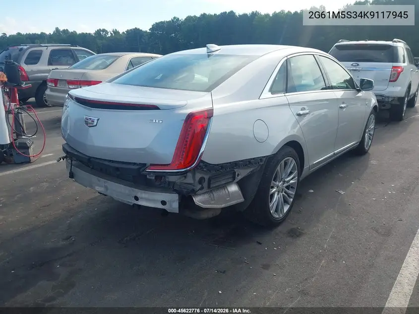 2019 Cadillac Xts Luxury VIN: 2G61M5S34K9117945 Lot: 45622776