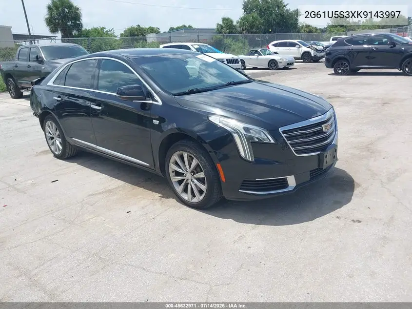2019 Cadillac Xts W20 Livery Package VIN: 2G61U5S3XK9143997 Lot: 45632971