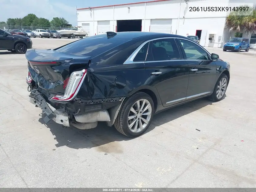 2019 Cadillac Xts W20 Livery Package VIN: 2G61U5S3XK9143997 Lot: 45632971