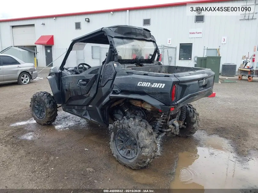 2025 Can Am Commander VIN: 3JBAKAX45SE001090 Lot: 45086532