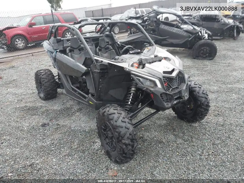 3JBVXAV22LK000888 2020 Can-Am Maverick X3 X Rs Turbo Rr