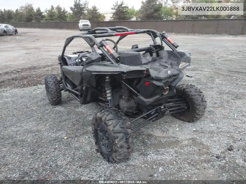 3JBVXAV22LK000888 2020 Can-Am Maverick X3 X Rs Turbo Rr